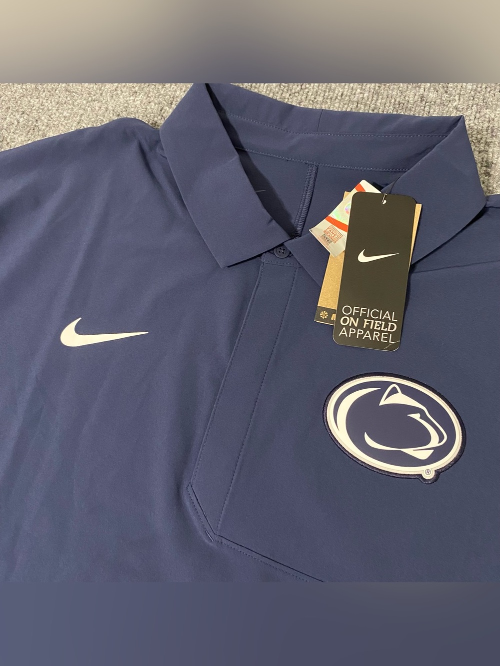 Nike On Field Penn State Nittany Lions Sideline Coach Polo Mens 3XL NWT
